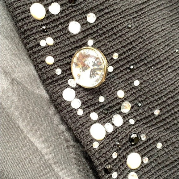 Joan Rivers Black bejeweled Blazer Sz. Small - Picture 5 of 7